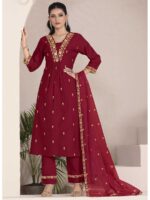 Maroon Color Readymade Salwar Suit