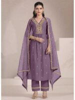 Lavender Color Readymade Salwar Suit