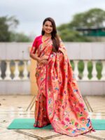 Pink Color Kanjivaram Silk Saree