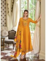 Yellow Color Readymade Salwar Suit