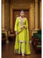 Lemon Color Readymade Salwar Suit