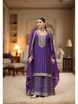 Voilet Color Readymade Salwar Suit