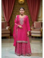 Pink Color Readymade Salwar Suit