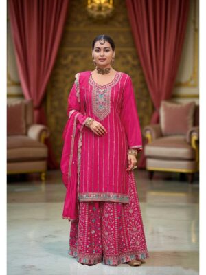 Pink Color Readymade Salwar Suit
