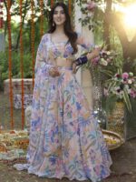 Baby Pink Color Georgette Lehenga Choli