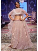 Pink Color Georgette Lehenga Choli