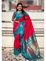 Red Color Soft Silk Saree