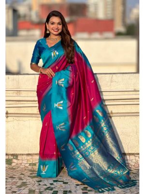 Pink Color Soft Silk Saree