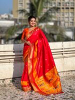 Red Color Paithani Silk Saree