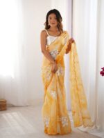 Yellow Color Jimmy Choo Saree