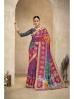 Multy Color Crepe Silk Saree