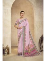 Purple Color Crepe Silk Saree