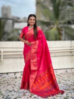Pink Color Soft Silk Saree