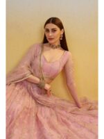 Pink Color Butterfly Net Lehenga Choli