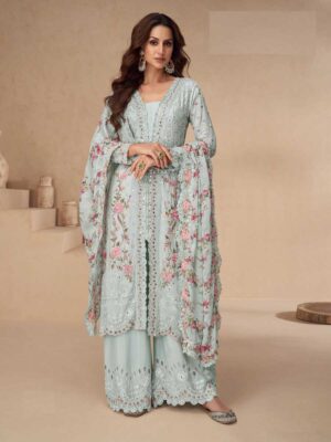 Grey Color Salwar Suit