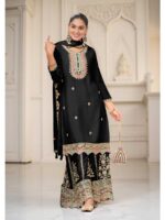 Black Color Readymade Salwar Suit