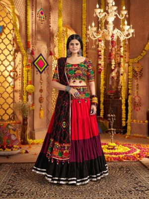 Multy Color Viscose Cotton Lehenga Choli