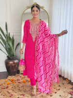 Pink Color Readymade Salwar Suit