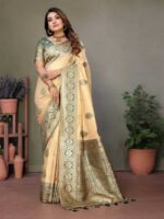 Green Color Viscose Silk Saree