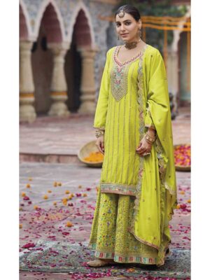 Lemon Color Salwar Suit
