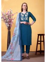 Blue Color Readymade Salwar Suit