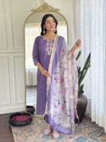 Purple Color Readymade Salwar Suit