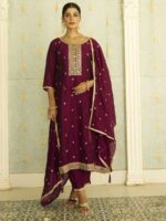 Purple Color Readymade Salwar Suit