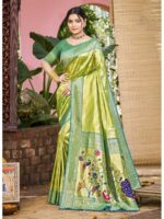 Green Color Kanjivaram Silk Saree