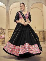 Black Color Georgette Lehenga Choli