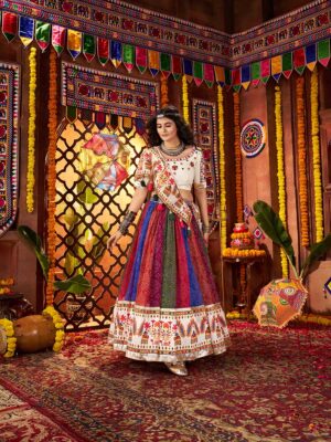 Multy Color Georgette Lehenga Choli