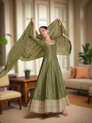 Pista Color Readymade Salwar Suit