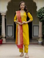 Mustard Color Readymade Salwar Suit