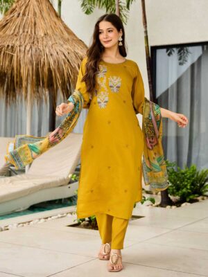 Mustard Color Salwar Suit