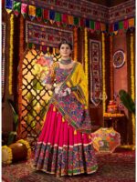 Multy Color Viscose Cotton Lehenga Choli