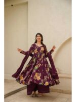 Wine Color Readymade Salwar Suit