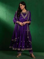 Purple Color Readymade Salwar Suit