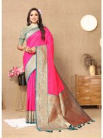 Pink Color Soft Silk Saree