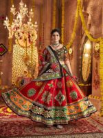 Maroon Color Organic Cotton Lehenga Choli