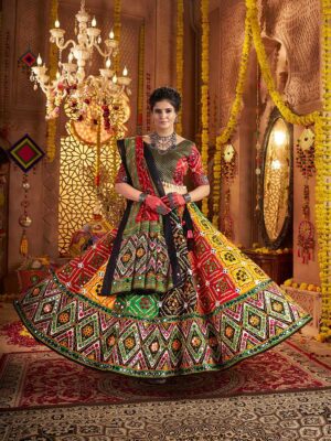 Multy Color Organic Cotton Lehenga Choli