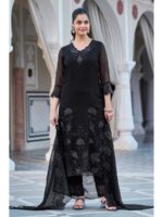 Black Color Readymade Salwar Suit