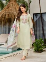 Pista Color Readymade Salwar Suit