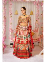 Multy Color Silk Lehenga Choli