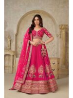 Pink Color Silk Lehenga Choli