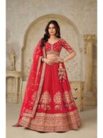 Red Color Silk Lehenga Choli
