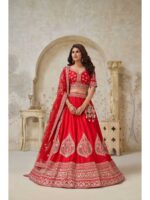 Red Color Silk Lehenga Choli