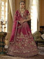 Pink Color Silk Lehenga Choli