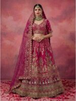 Pink Color Silk Lehenga Choli