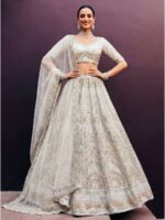 White Color Net Lehenga Choli