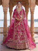 Pink Color Silk Lehenga Choli