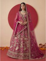 Pink Color Silk Lehenga Choli